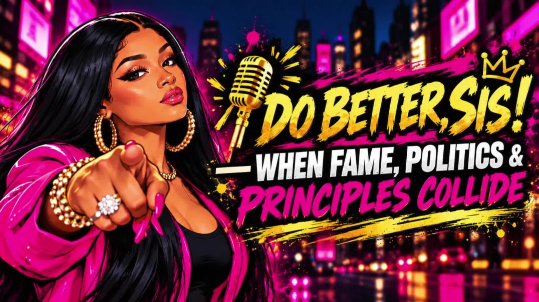🎤 DO BETTER, SIS! — WHEN FAME, POLITICS & PRINCIPLES COLLIDE